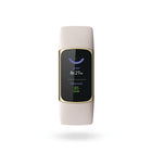 Fitbit - Charge 5 - Blanc Lunaire/Or Doux-Suivez votre sommeil, la SpO2, la VFC, la respiration et plus encore