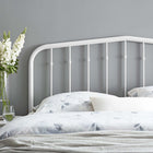 Modway - Lennon Métal Tête de lit Queen, Blanc-Style moderne contemporain