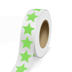 JAM Paper - Rouleaux d'étiquettes standard - Sherrif Star - 2 3/4 x 2 3/4 - vert fluo - 125 étiquettes/rouleau-Couleur : Vert fluo | Faites ressortir votre courrier avec des étiquettes d'adresse d'expédition colourées.