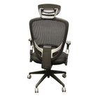 TygerClaw – Fauteuil de bureau à dossier élevé aéré et appui-tête, 25,6 x 12,6 x 28 po, noir-Déplace-toi en douceur et sans bruit avec une rotation à 360 degrés et des roulettes silencieuses qui n’abîment pas les sols