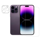 AXS - PROTech Plus etui Bleu Astral compatible avec MagSafe,Protecteur d'ecran/lentille de camera pour Apple iPhone 14Pro-Protecteur d'ecran - Surface dure 9H