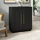 Hudson&Canal - Meuble d'appoint Tillman 28 po de largeur - Grain noir-Caractéristiques assemblage facile
