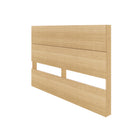 Nexera - Tête de lit queen effet de planches Queen, Érable Naturel-N'est pas compatible avec les lits de métal