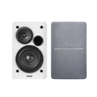 Edifier - R1280T Enceintes de bibliothèque alimentées par batterie de style technologique - Blanc-Accédez au volume, aux aigus, aux basses et bien plus encore à portée de main grâce à une télécommande facile à utiliser