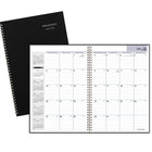 AT-A-GLANCE - Agenda scolaire mensuel 2025-2026 - 11 7/8 po H x 7 7/8 po l - noir - bilingue-Couverture noire