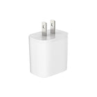 Evry - Chargeur mural 20 W USB-A et USB-C - Blanc-Ports doubles : 1 x USB-C, 1 x USB-A