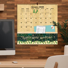 WSBL - 2026 Paix de la Vie Note Nook  Calendrier mural Mensuel - 30,5 cm l x 30,5 cm H - Anglais-4
