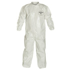 Dupont – Combinaison de protection personnelle Tychem SL, collet, glissière, élastique, blanc, 4XG, 3/paquet (SL125B-4XL)-Couleur : Blanc/Blanc