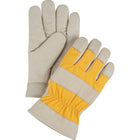 Zenith Safety - Gants de travail doublés pour l'hiver de première qualité - Rouge - Taille Grand - Paquet de 12 -Fabriqué en cuir de porc de première qualité