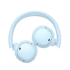 Edifier - WH500 Casque supra-auriculaire pliable sans fil - Bleu-Double protection pour une audition sécuritaire : volume < 85 dB et minuterie de coupure