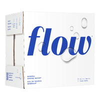 Flow - Eau de source alcaline, originale, 1L, paquet de 12-Emballage écologique