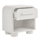 Modway - Bellamy 1-Tiroir Table de chevet - Blanc-Assemblée requise
