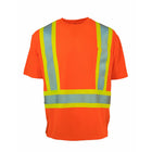 Forcefield - T-shirt de sécurité à manches courtes, orange, grand-Polyester de couleur orange