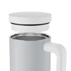 GROSCHE - Aspen Gobelet Isolé avec Poignée - 40 oz - Gris Lunaire-Isolation sous vide à triple paroi
