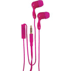 Staples - Écouteurs intra-auriculaires avec microphone, rose-Microphone avec touche Play / Pause