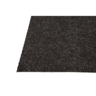 Edgewood - Tapis D'entrée Premium Knob Pour Trafic Moyen- 6 pi 10 po l x 10 pi L - Charbon avec bordures noires-Contient environ 5,5 litres ou 1,45 gallon d'eau par mètre carré