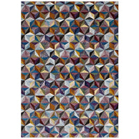 Modway - Arisa Mosaïque hexagonale géométrique Tapis de 5 pi l x 8 pi L - Multicolore-Tapis en mosaïque hexagonale géométrique