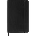 Moleskine - Carnet classique, poche, uni, noir, couverture souple (3,5 x 5,5)-Angles arrondis