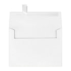 Jam Paper - Enveloppes d'invitation A7 80 lb avec bande adhésive, 5 1/4 po H x 7 1/4 po l, Blanc brillant, Paquet de 25-Taille : Enveloppes d'invitation A7 5 ¼ po x 7 ¼ po / 5,25 po x 7,25 po / 133,35 mm x 184,15 mm