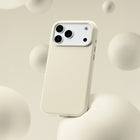 TUFF8 - Étui GlideAir Mag Blanc iPhone 17-Surface mate douce : aide à résister aux empreintes digitales et garde votre étui propre et élégant