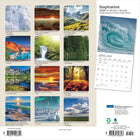 Plato - 2026 Inspiration Calendrier mural Suspendu Mensuel - 30,5 cm l x 61 cm H - Anglais-Conception Durable - Le papier robuste et de haute qualité empêche le froissage et le débordement de l'encre, et la reliure durable assure la longévité tout au long de l'année