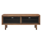 Modway - Kurtis 47 po Meuble TV, Noyer-Coussinets de pied non marqués