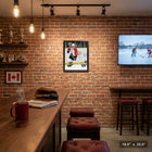 Frameworth - Wayne Gretzky serie classique 1998 Olympiques - toile encadree - 18.5" x 22.5"-Concue et fabriquee au Canada par Frameworth avec plus de 32 ans d'experience