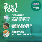 Swiffer - Trousse de balayage Sweeper Dry + Wet multi-surface (1 balai Sweeper, 7 linges secs, 3 linges humides)-Pour les petits espaces, Swiffer est compact, leger et facile à ranger