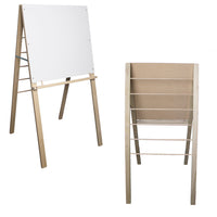 Crestline - Chevalet grand livre - 122 cm (h.) x 61 cm (l)-Idéal pour la salle de classe, ce chevalet permet d'exposer les grands livres d'un côté et de les ranger de l'autre.