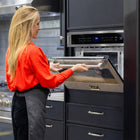 Kucht - Four micro-ondes encastré 30 po, 1,6 pi³ - Micro-ondes à convection et friteuse à air - Acier inoxydable- Extérieur en acier inoxydable