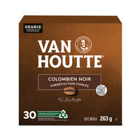 Van Houtte - Dosettes de café colombien foncé K-Cup - Torréfaction foncée - Paquet de 30-GOÛT : Ce mélange est la norme d’excellence du café. Celui-ci est à la hauteur de cette réputation bien méritée, avec sa saveur ronde, son acidité franche et son goût savoureux rappelant celui d'un vin légèrement fruité.