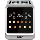 Salton - grille-pain tactile - 2 tranches acier inoxydable-Optez pour votre type de pain : choisissez parmi les réglages pain, bagel, muffin anglais, gaufre et pâtisserie 
