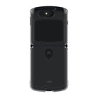 AXS - ULTRA CLEAR étui testé contre les chutes pour Moto RAZR 50 (2024) - Transparent-Protection anti-UV pour afficher clairement le design original de votre cellulaire