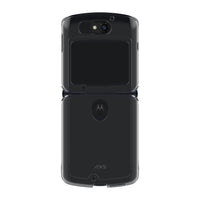 AXS - ULTRA CLEAR étui testé contre les chutes pour Moto RAZR 50 (2024) - Transparent-Protection anti-UV pour afficher clairement le design original de votre cellulaire