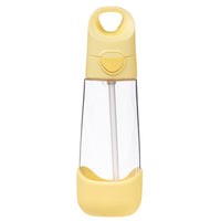 b.box - Bouteille Tritan - 600ml - Twist Citron-Forme triangulaire unique, facile à saisir pour les enfants