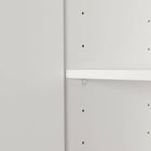 South Shore - Liora - Bibliothèque 4 portes et rangement ouvert modulaire- Blanc solide-Poids de l'item: 98 lb