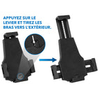 Mount-It ! - MI-3785 Support universel pour tablettes avec serrure-Dimensions du support pour tablette : 5,3"-7,8" (l) x 7,8"-10,6" (L)