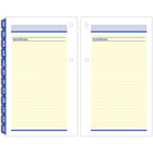 AT-A-GLANCE - Recharge de calendrier de bureau hebdomadaire 2027 QuickNotes 2 pages/jour - 6 po H x 3 1/2 po l - anglais-Imprime en bleu et jaune