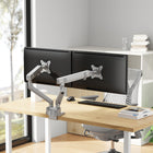 Uplite – Support réglable pour deux moniteur de 17 à 35 po à mouvement complet - argent-Conception robuste et élégante avec l'utilisation d'aluminium et d'acier de première qualité.