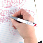 Pentel - Floatune Stylo à Bille Amélioré - Pointe 0,5mm - Encre Rouge-Pointe rétractable de 0,5mm