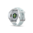 Garmin - Forerunner 570 - 42 mm, aluminium bleu nuage avec bracelet translucide Whitestone/bleu nuage-BATTERIE POUR DES JOURS - Parcourez la distance avec jusqu'à 11 jours d'autonomie en mode montre connectée pour le boîtier de 47 mm (jusqu'à 10 jours pour 42 mm).