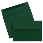 Jam Paper - 4 Bar A1 Invitation Enveloppes - 3 5/8 x 5 1/8 - Vert foncé - 1000 Paquet (63932585B)-Les enveloppes sont fabriquées en papier de 28 lb avec une finition texturée.