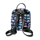 Nicci - Sac à dos pour enfants avec imprimé voiture - Marine-Entrée principale à glissière