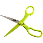 JAM Paper - Ciseaux de précision multi-usages robustes - 8 po - vert lime-Taille : 8 pouces (204 cm) de longueur totale | Idéal pour toutes les utilisations à la maison, sur le bureau, au bureau et pour les arts et l'artisanat