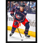 Johnny Gaudreau Columbus Blue Jackets - Toile encadree - 22" x 31"-Impression sur toile de qualité supérieure avec bordures enveloppées