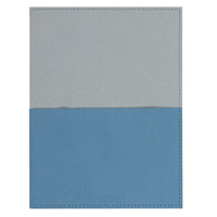 Gry Mattr - Cahier de notes contrastant doux au toucher gris - 6 x 8 po-Couverture douce au toucher recouverte de papier avec poche contrastante