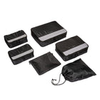 Gry Mattr - Cubes d’emballage - Noir - Paquet de 6-Poids: 0.70 livres