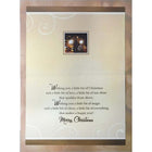 Rosedale - Cartes de souhaits Noël / Enveloppes - 5-1/2 po x 8 po - Meilleurs Voeux: Décorations dorées - Paquet de 12-Imprimées sur un papier de qualité non couché