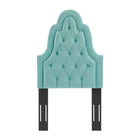 Modway - Augustine Touffe Performance Velvet Tête de lit jumelée, Monnaie-Tissu résistant aux taches durable