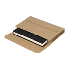 Spicers - Boîte enveloppe pour livre à peler et coller - 6,5 po x 9,75 po x 2,75 po - Paquet de 25-Pochette centrale pour tenir les articles en place